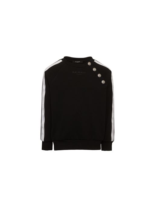 Felpa, unisex, logata. BALMAIN | BV4R30 J0371930NE